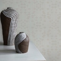 Tadessi Vliestapete Grafik Tino M1-No.1644 | Weiß | Beige | Geometrisch