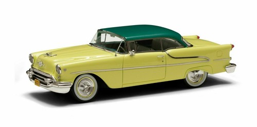 1/43 Esval 1955 Oldsmobile Super 88 Holiday coupe yellow and green roof - Picture 4 of 12