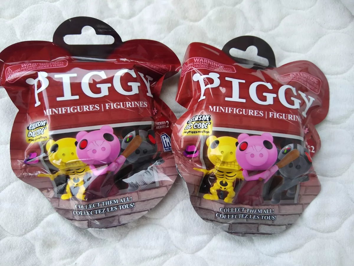 2 Pack Series 2 Roblox Piggy Minifigure Blind Surprise Bag Codes NEW NWT NIP