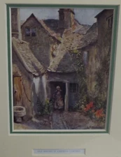Vintage matted print of Gloucestershire G F Nicholls c1919 Chipping Campden