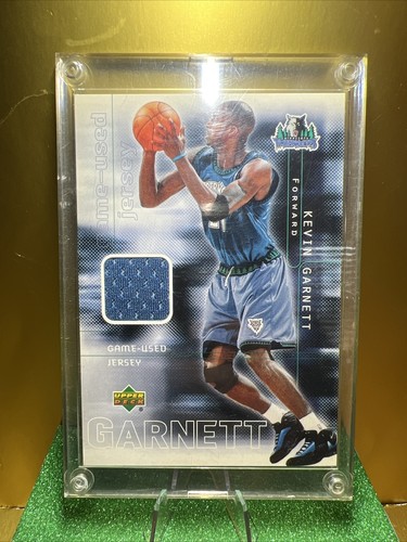 2001 UD Game-Used Jersey KEVIN GARNETT #/500 Limited Edition 2000 Jumbo Oversize - 第 1/2 張圖片