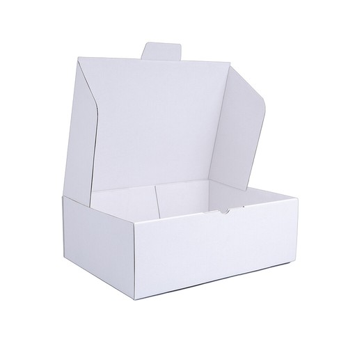 Mailing Box 220 x 160 x 77mm A5 Diecut Carton White Brown Black Pink - Picture 24 of 60