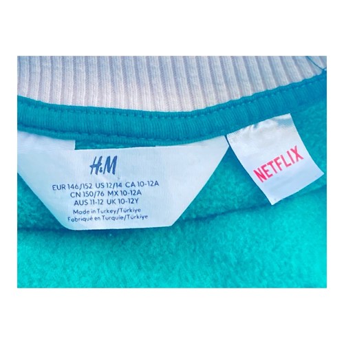 Stranger Things Hawkins High varsity jacket Netflix Kids 12/14 Very Clean RARE - Picture 7 of 13