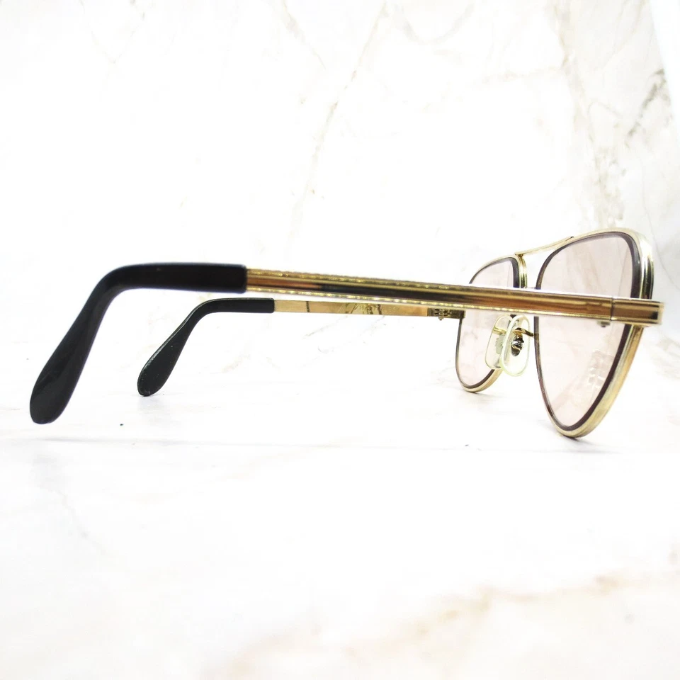 Gafas de sol TITMUS de colección marco Z87 5-1/2 para hombre metal dorado borde completo forma de aviador Foto 4 de 4