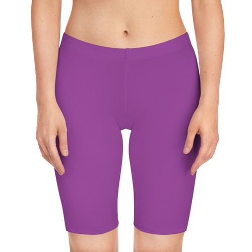Violet - Women's Bike Shorts (AOP) - Picture 5 of 7