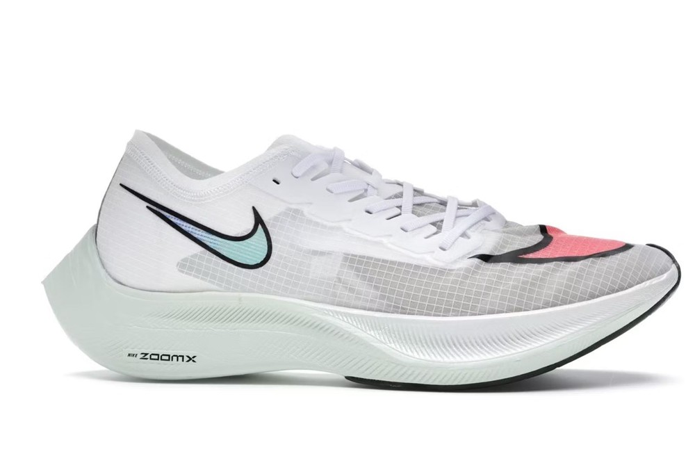 Nike Vaporfly Next% White Hyper Jade ZoomX Marathon Running Shoes New