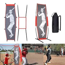 Baseball Batter Dummy Stand in Batter Portable Easy Assemble Practice Net
