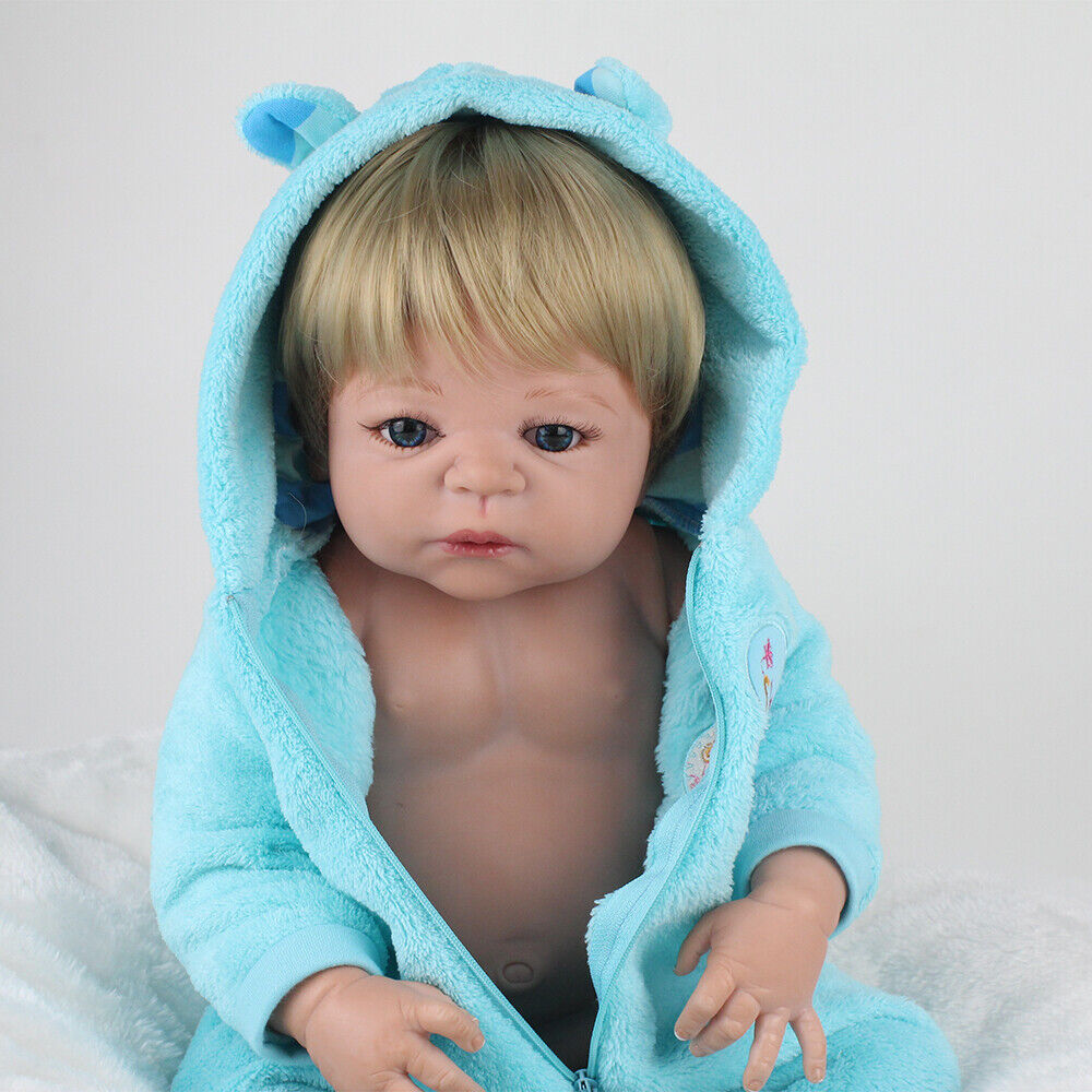 Boneca Bebes Reborn 23 57cm Full Silicone Vinyl Reborn Baby Boy Body Dolls  Toys For Children Gift Realita Menino Toddler - Dolls - AliExpress