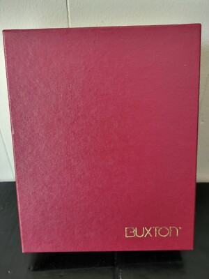 Buxton Genuine Leather Cal-Q Organizer With Calculator And Pen.