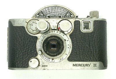 Replacement Leatherette Leather Cover Skin Universal Univex Mercury II CX Camera