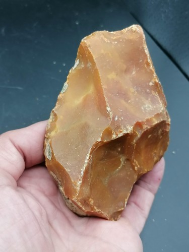 Lower Paleolithic Acheulean bifacial Handaxe Scraper H. Heidelbergensis France - Picture 2 of 20