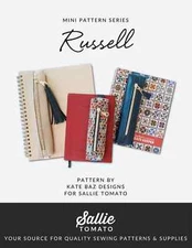 Sallie Tomato RUSSELL Easy Sew Custom Sized Pencil Case Sewing Pattern