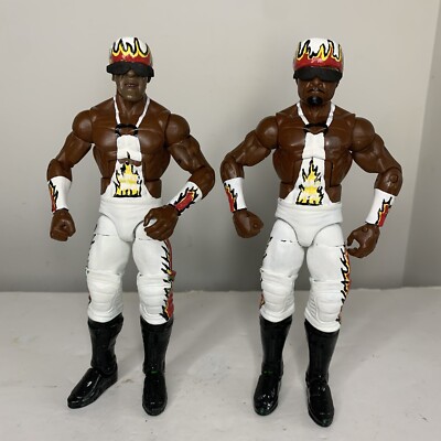 WWE Harlem Heat Booker T & Stevie Ray Wrestling Figures-Elite