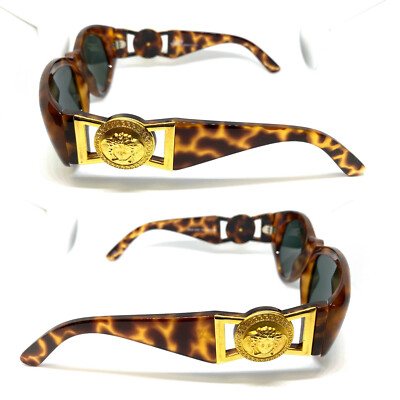 Gianni Versace Mod.424 Col.869 OD Vintage Sunglasses Medusa stone