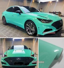 65FT Stretch L Green Ultra Gloss Chrome Metal Full Car SUV Vinyl Wrap Sticker US