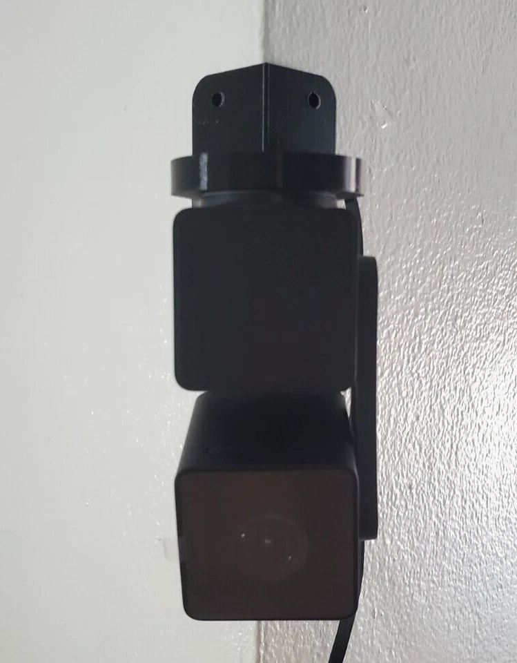 WYZE CAM PAN V3 Black Corner Mount Bracket for Hanging Security Camera 2 Pack - Image 3 of 4