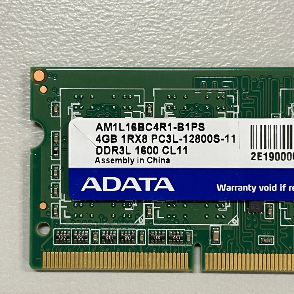 ADATA Premier Pro 4GB DDR3 RAM PC3L-12800 1600MHz Unbuffered AM1L16BC4R1-B1PS - Image 2 of 4