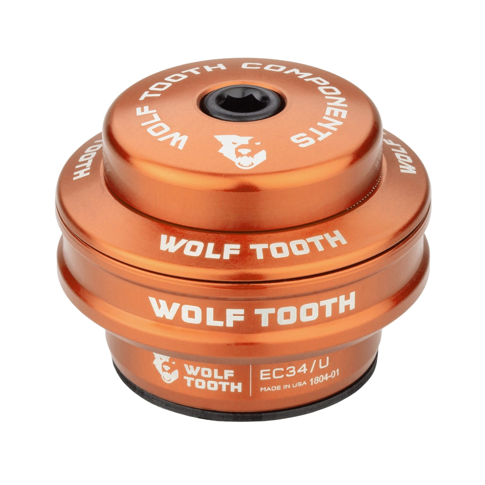 Гарнитуры Wolf Tooth Performance EC -Верхняя панель EC34/28.6 толщиной 16 мм, алюминий оранжевого цвета