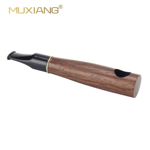 Black Mouthpiece Replacement Tobacco Pipe Stem for Smoking Pipe Fit 9mm Filter - Picture 6 of 11