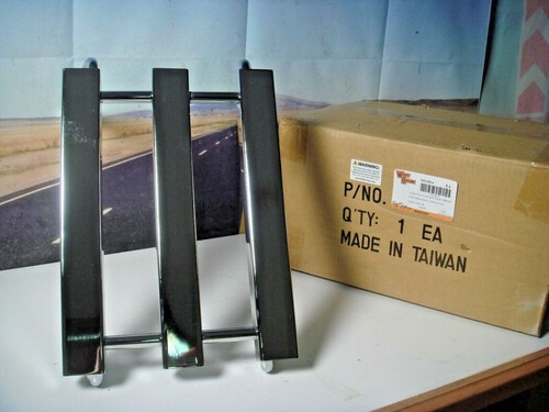 Harley Softail Luggage Rack Chrome Three Channel FXST 1986-99 V-Twin 50-1014 X4 - Picture 2 of 4