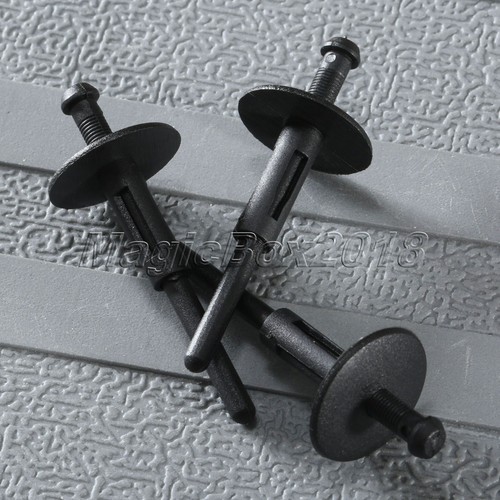 50 Plastic 6MM Hole Push Car Bumper Panel Rivet Retainer Fastener Clips For - Picture 11 of 12