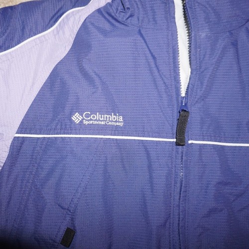 Columbia Coat Girls 16 Purple Full Zip Hooded Jacket Outdoor School Snow Ski - Picture 3 of 12