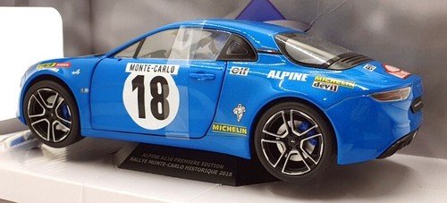 Solido 1/18 Scale Diecast S1801603 Alpine A110 Prem Edition #18 Monte-Carlo '18 - Picture 2 of 5