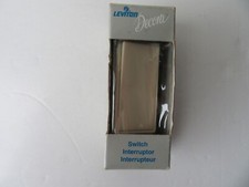 Leviton Decora 15 Amp 120-Volt Single Pole Grounding Quiet Ivory Rocker Switch