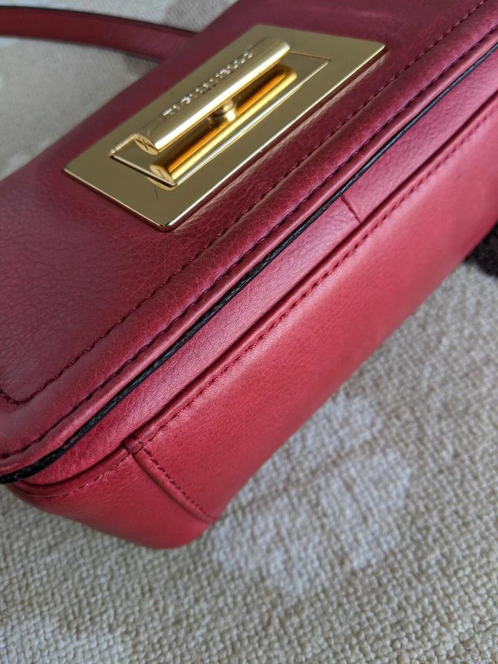 Genuine Leather Tignanello Messenger Bag - Image 3 of 4