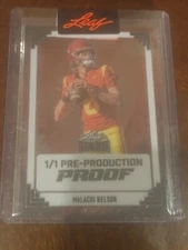 malachi nelson card 1/1 one of one out of football card boise state broncos Ncaa
