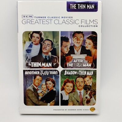 TCM THE THIN MAN 4 Film Collection DVD Set Turner Classic Movies New & Sealed!!