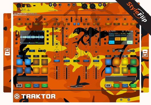 Native Instruments TK S5 Skin | Orange Camo | Protective Decal | StyleFlip Skins - 第 1/1 張圖片