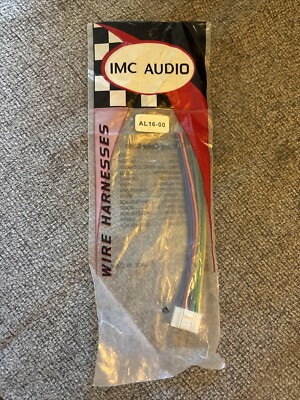 Alpine Wiring Harness AL16 Alpine New In Package AL16-00