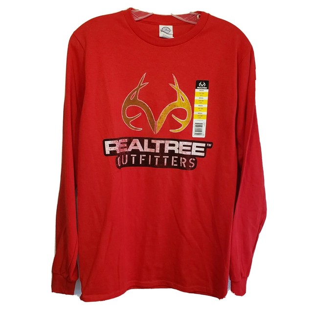Realtree Mens Vintage Logo Long Sleeve 
