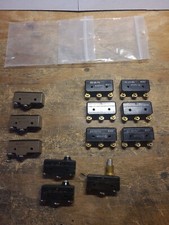Lot of 12  Honeywell Micro-switches..SEE PHOTOS FOR SIZES AND MODEL #'S..