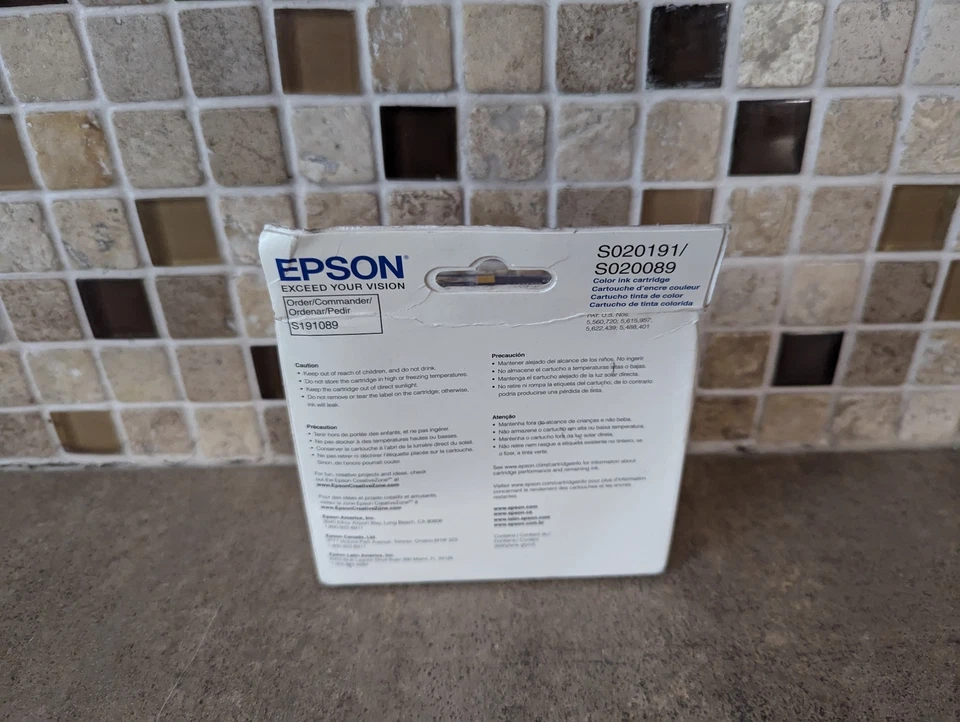 GENUINE EPSON S020191 / S020089 COLOR PRINTER INK CARTRIDGE L5-1(3) - Image 2 of 4