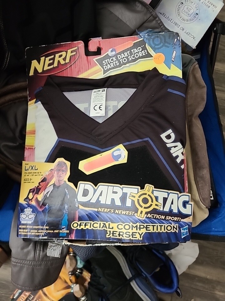 Nerf Dart Tag Official Competition Jersey Size L/XL Boys NEW