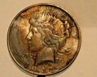 1922 PEACE DOLLAR ( COIN AU DETAILS )  ID NO. I-622
