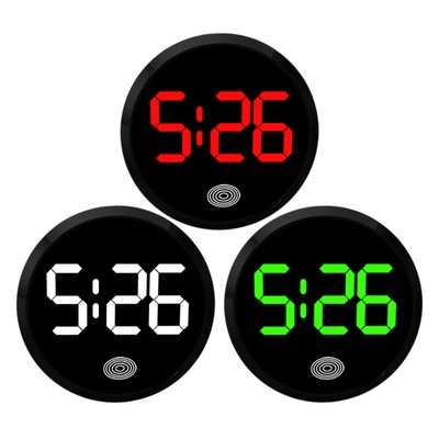 1*Car Dashboard Digital Clock Car Vent Clocks Watch Touch-Activated Time Display