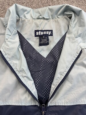 Vintage Stussy S Logo Color Block Y2K Windbreaker Jacket | eBay Vintage Stussy S Logo Color Block Y2K Windbreaker Jacket | eBay