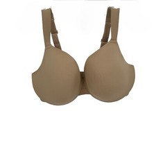 Cacique Women Bra Size 42F Tan Lightly Lined Full Coverage Underwire Adjustable