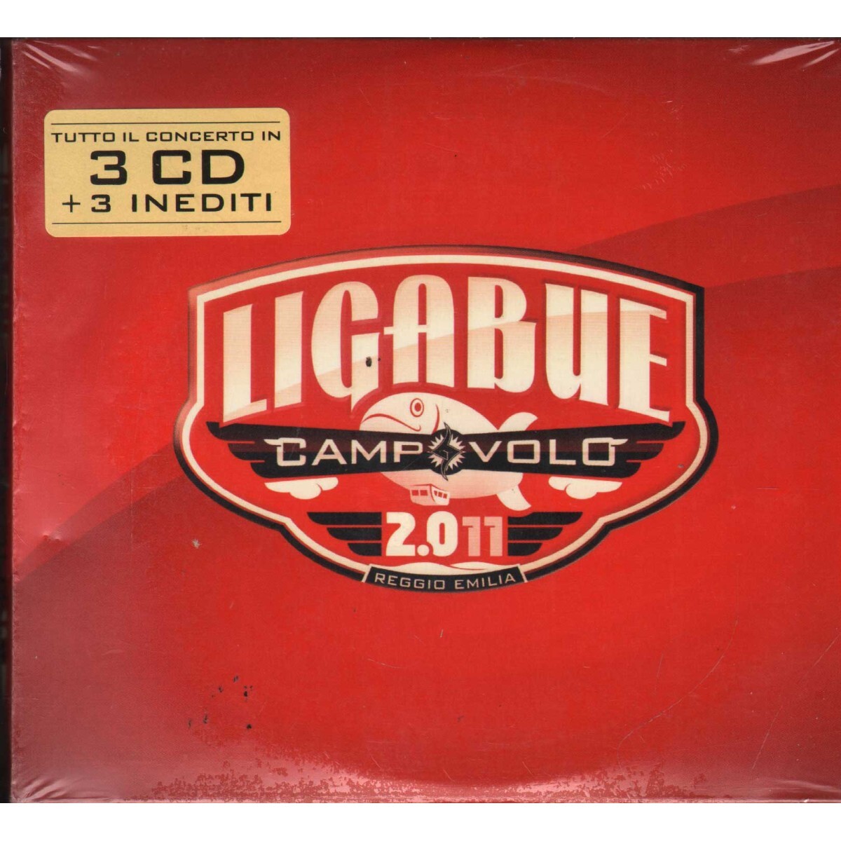 Ligabue CD Campovolo 2.011 Warner Music - 8055965960007 Sealed