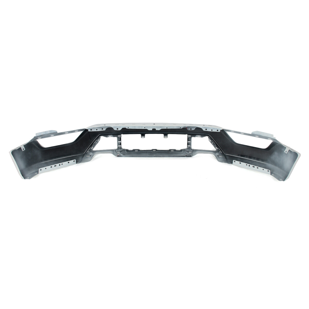 For 2021-2023 Ford F150 Chrome Steel Front Bumper Face Bar No Sensor Holes 177107027783