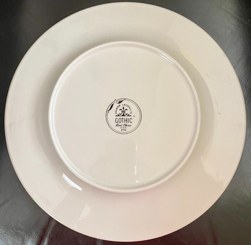 Rare Homer Laughlin GOTHIC Best China 12 1/4" Plate Platter~Green Center~USA - Picture 2 of 6