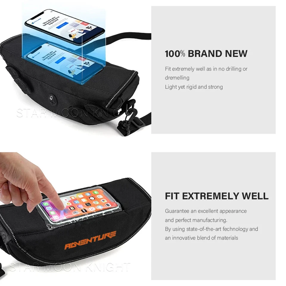 Handlebar bag For 1290 Super Adventure 1190 390 890 Adventure 790 Adventure/R/S — 第 4/4 张图片