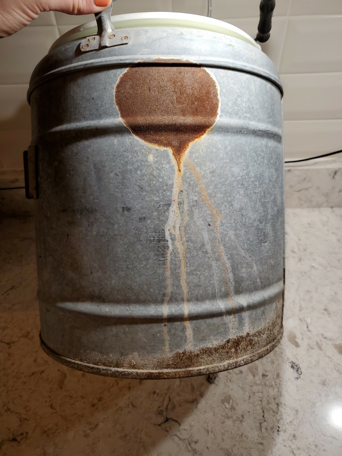 Vintage Gott 2 Gallon Metal Galvanized Water Dispenser Cooler. eBay