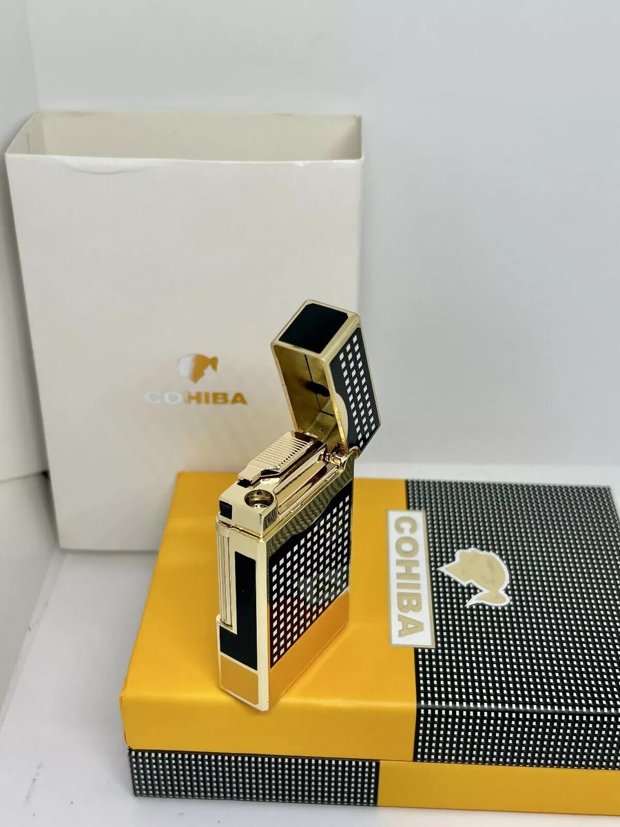 COHIBA様 Cohiba Vintage Gas lighter Collectable Amazing Gold Plated
