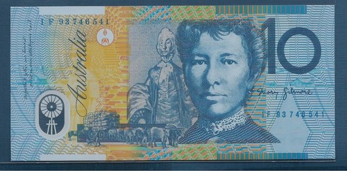 Australia 10 Dollars, 1993, P 52a, UNC Key date - Picture 2 of 2