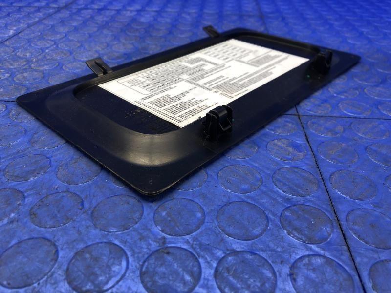 2016-2021 MCLAREN 570S OEM REAR FUSE BOX TRIM COVER PANEL W/DIAGRAM 13P7348CP