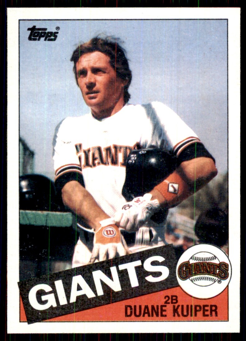 1985 Topps. Duane Kuiper A Baseball Cards #22